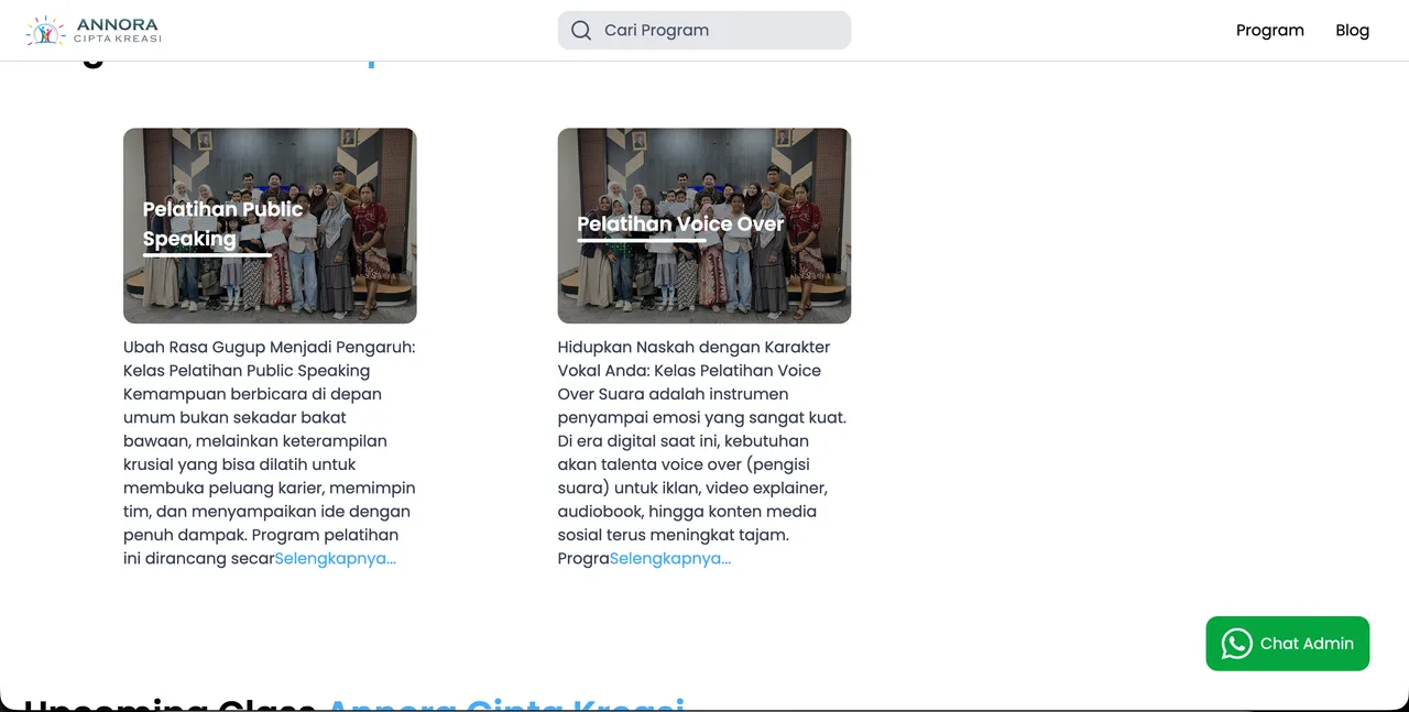 Website Annora Cipta Kreasi