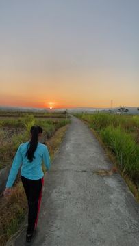 Saturday morning walk with my sister